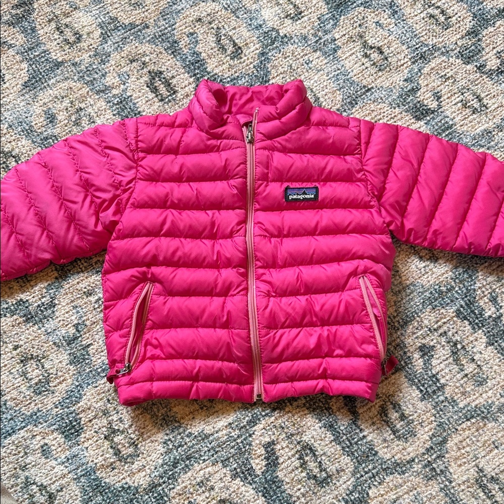 Patagonia Fuchsia Quilted puffer jacket 2T